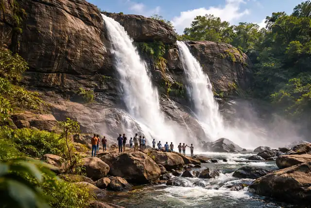 Niagara Of India Athirappilly Cascading Waterfalls