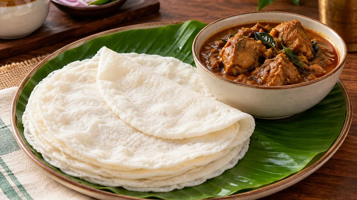 Malabar Rice Pathiri Curry